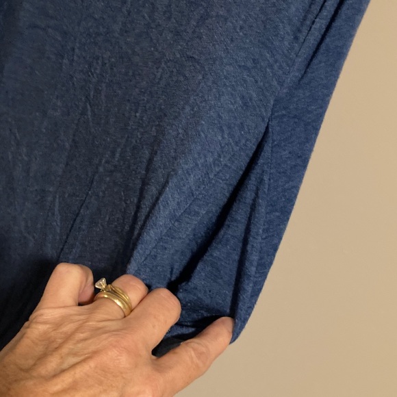 Blue Sleeveless Dress with Moon and Star Design - Picture 4 of 4